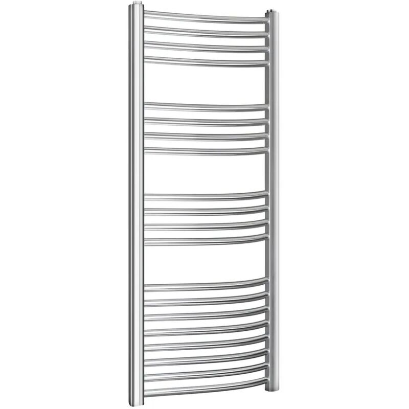 foto del prodotto inbagno termoarredo bagno scaldasalviette 45x120 cromo curvo interasse 40 cm