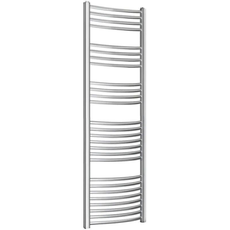 foto del prodotto inbagno termoarredo bagno scaldasalviette 60x150 cromo curvo interasse 55 cm
