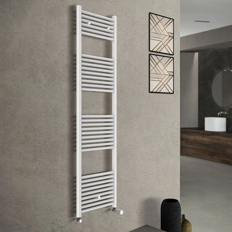 foto del prodotto inbagno termoarredo bagno scaldasalviette bianco l 50x180 interasse 45 cm