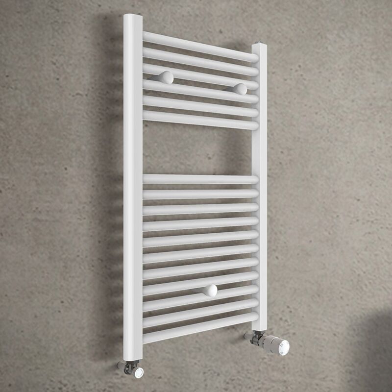 foto del prodotto inbagno termoarredo radiatore verticale bianco l 50x80 interasse 45 cm