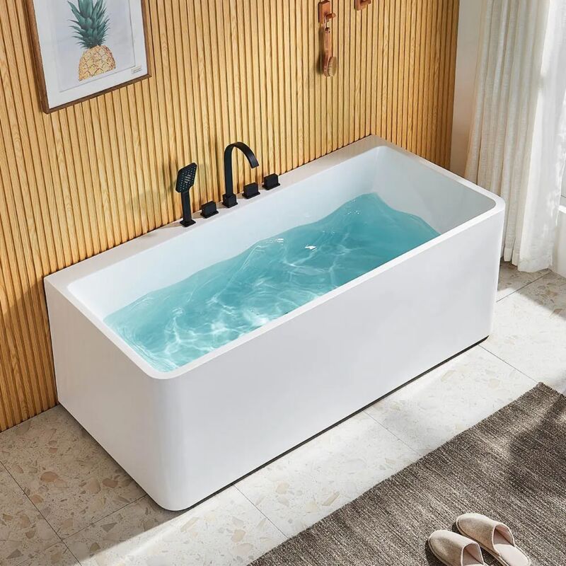 foto del prodotto inbagno vasca da bagno a parete 75x170 cm scarico incluso kyla