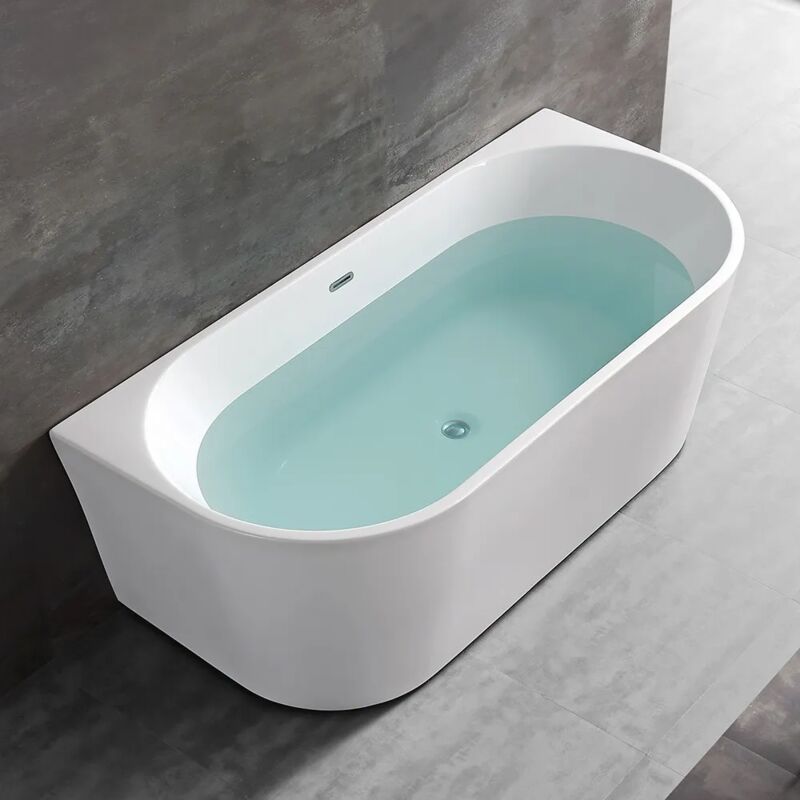 foto del prodotto inbagno vasca da bagno a parete 80x170 cm scarico incluso arya