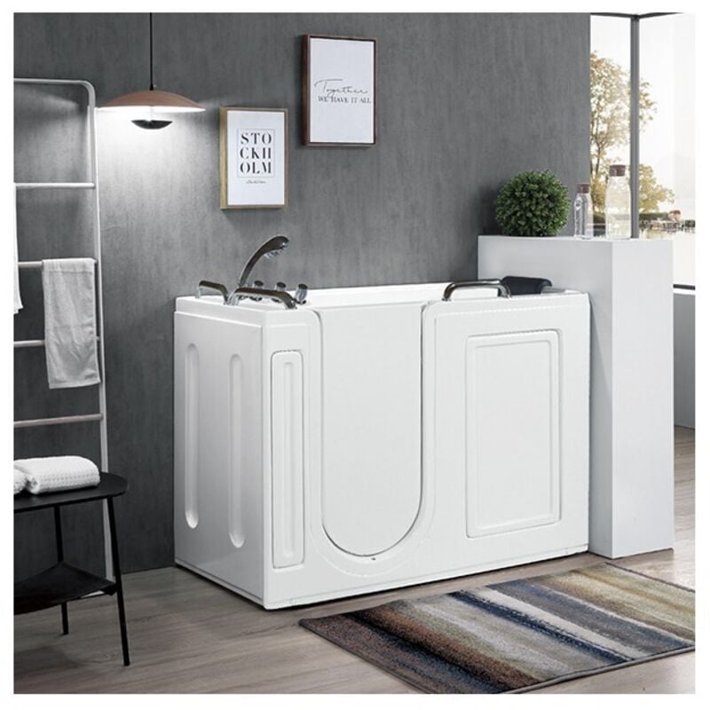 foto del prodotto inbagno vasca da bagno con sportello apertura a sinistra 133,4x67,3x101,6 cm