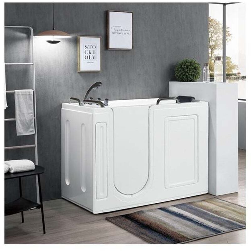 foto del prodotto inbagno vasca per anziani con sportello apertura a destra 133,4x67,3x101,6 cm