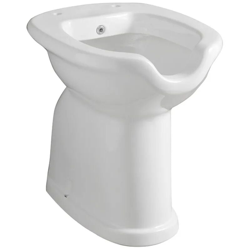 foto del prodotto inbagno vaso bidet combinato per anziani h 49 apertura frontale e scarico a terra