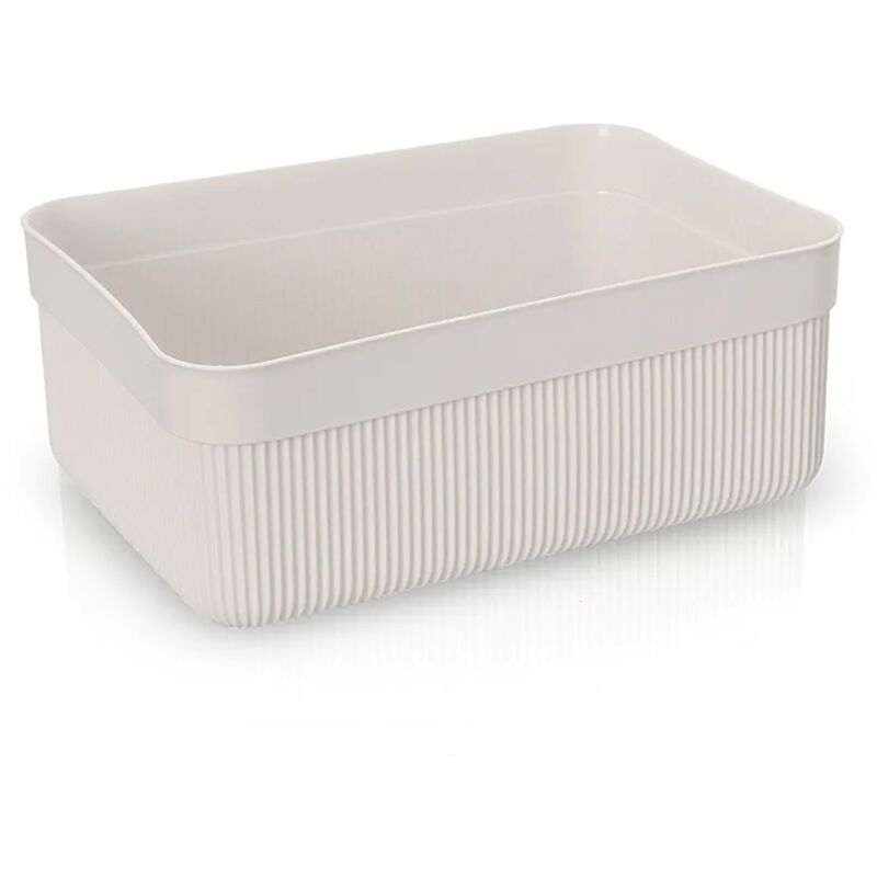 foto del prodotto inbagno vassoio porta oggetti da appoggio beige in plastica ring
