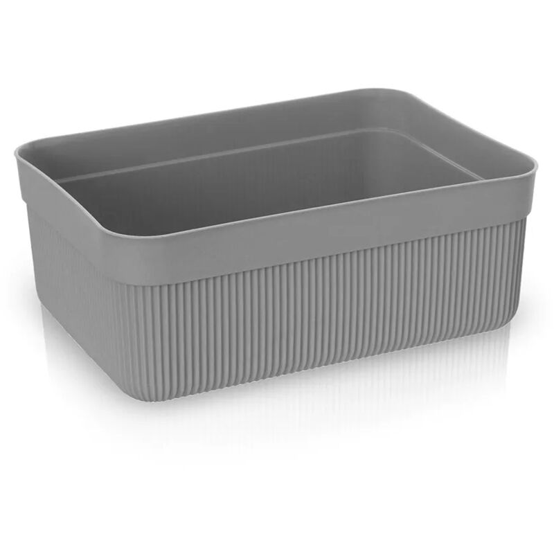 foto del prodotto inbagno vassoio porta oggetti da appoggio grigio in plastica ring