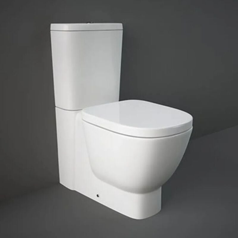 foto del prodotto inbagno wc filomuro monoblocco rak one con scarico universale e copriwc