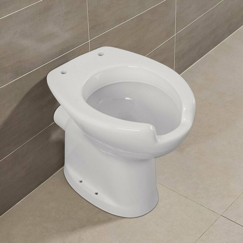 foto del prodotto inbagno wc per anziani e disabili con apertura frontale e scarico a parete