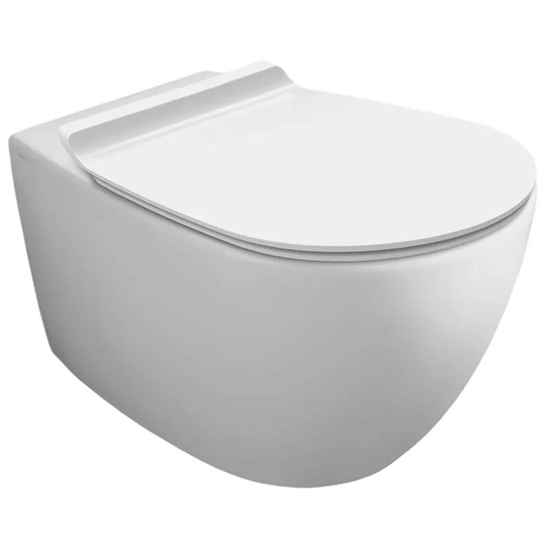 foto del prodotto inbagno wc singolo sospeso simas vignoni rimless in ceramica bianco lucido
