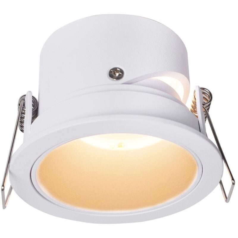 foto del prodotto incasso a soffitto orientabile domino white ip20 1xgu10