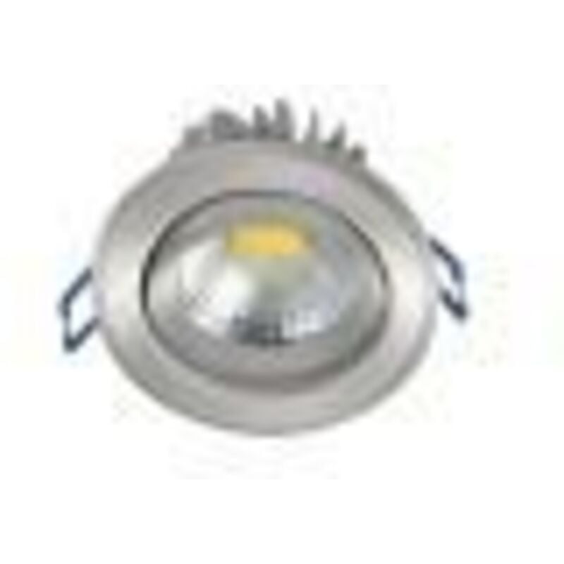foto del prodotto incasso led krone orientabile nikel 5w 380lm 5500k 9x5cm