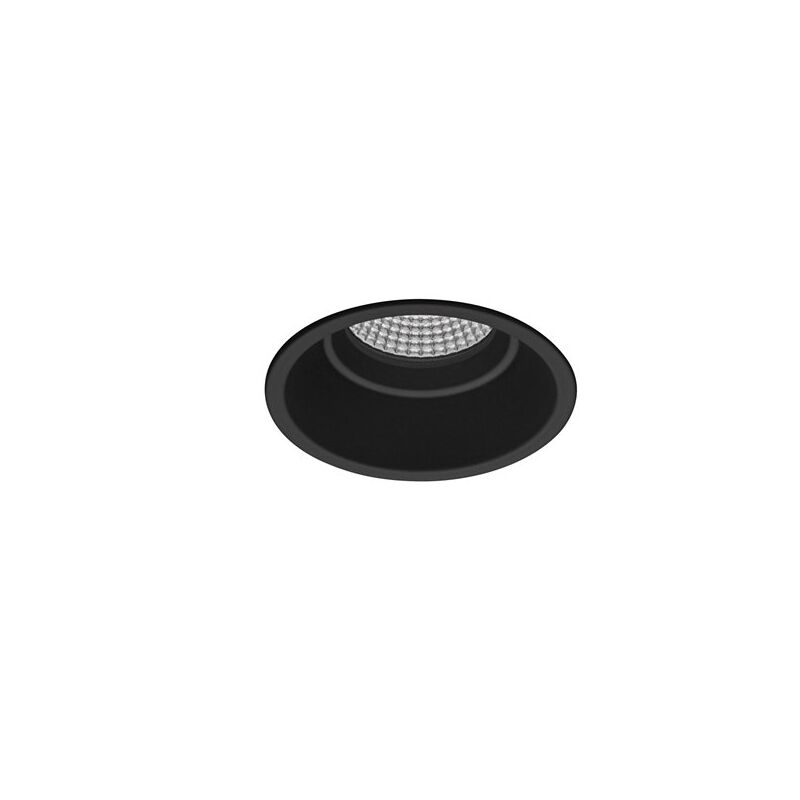 foto del prodotto incasso rotondo led cob ugr ambiente fisso pro professional led 10w 3000k 894lm ip44 8,2x7,5cm colore nero