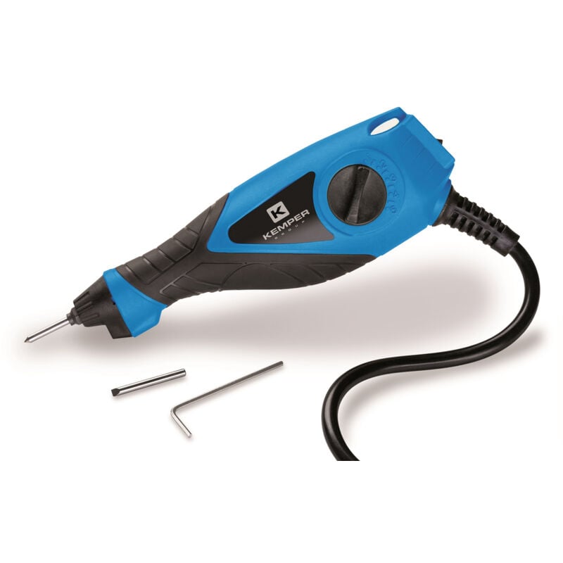 foto del prodotto incisore elettrico 13 w kemper con 2 punte e 2 stencil
