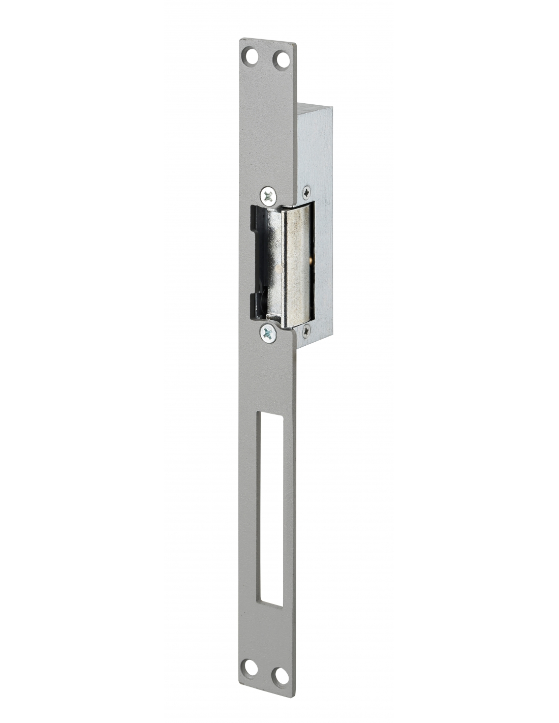 foto del prodotto incontro elettrico per serratura da incasso, elettroserratura reversibile, 12v, compatibile con l 39 esterno, grigio thirard