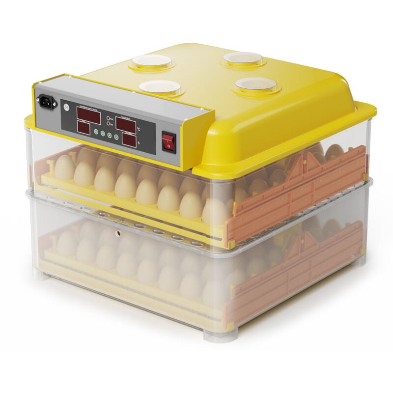 foto del prodotto incubatrice automatica per 112 uova, con regolazione temperatura e umidit , covatrice wiltec