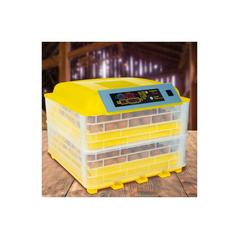 foto del prodotto incubatrice automatica per 112 uova covatrice macchina per cova artificiale incubazione uova