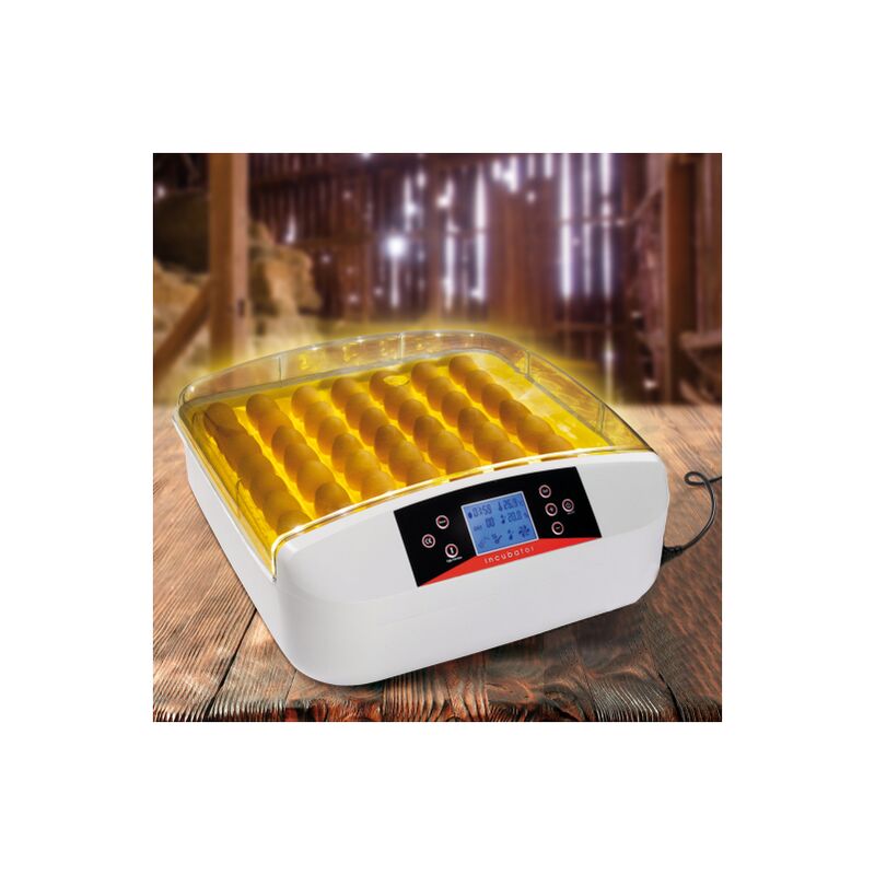 foto del prodotto incubatrice automatica pro per 56 uova covatrice, con led, macchina per cova artificiale incubazione uova