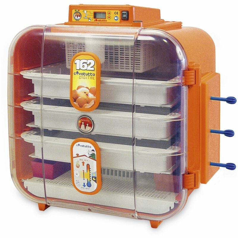 foto del prodotto incubatrice covatutto 162 digitale adatta a tutte le uova gallinacei novital