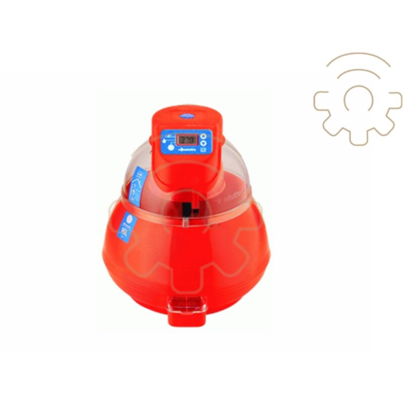 foto del prodotto incubatrice covatutto 16l digitale con display digitale 3 lampade e vaschetta esterna con girauova automatico max 48w pollicoltura selvaggina uova