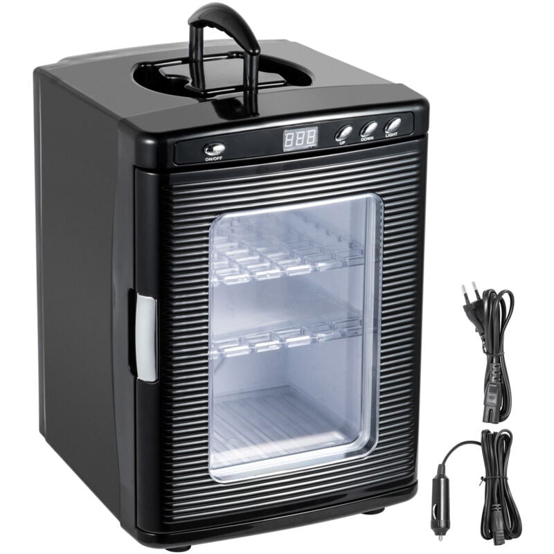foto del prodotto incubatrice nera per rettili 25l raffreddamento e riscaldamento digitale 5 60 c, 12v 110v per piccoli rettili mophorn