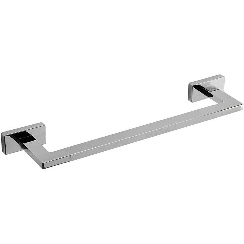 foto del prodotto inda portasalviette da parete serie lea finitura nickel spazzolato misure 60 cm