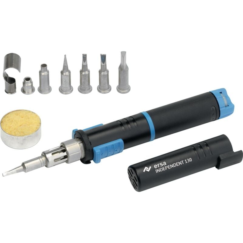 foto del prodotto independent 130 profi set kit saldatore a gas 580 c 120 min incl. punta di saldatura, incl. accenditore piezo 1 ersa