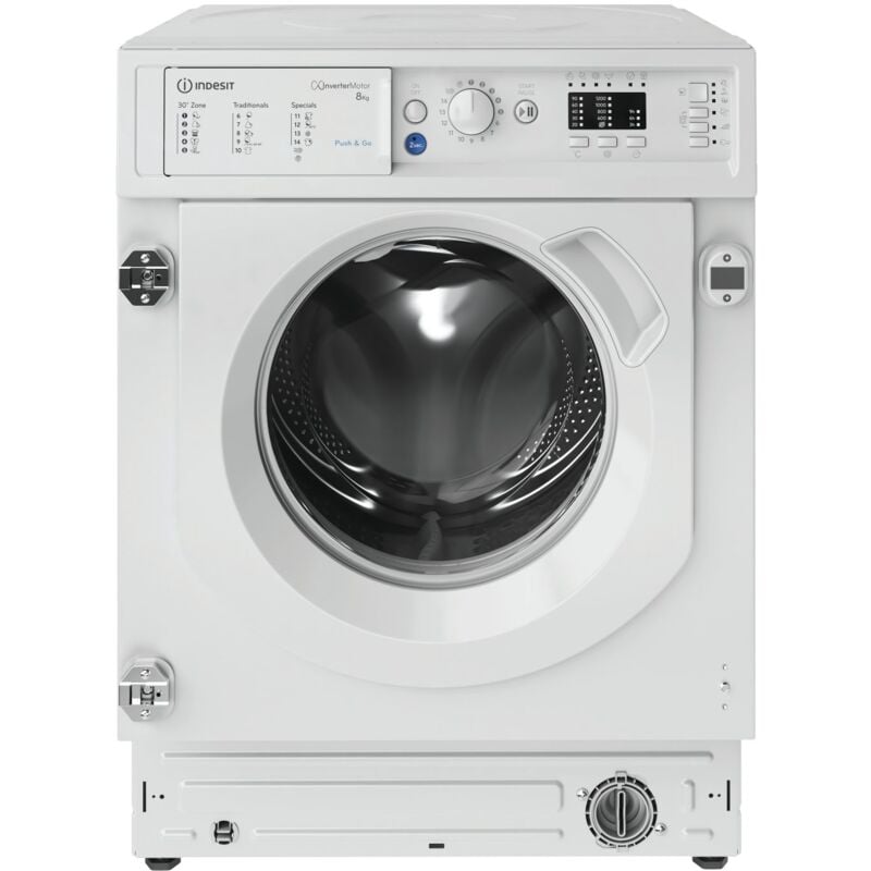 foto del prodotto indesit bi wmil 81285 eu. tipo di carica caricamento frontale. capacit cestello 8 kg, classe di efficienza della centrifuga b, silenziosit 