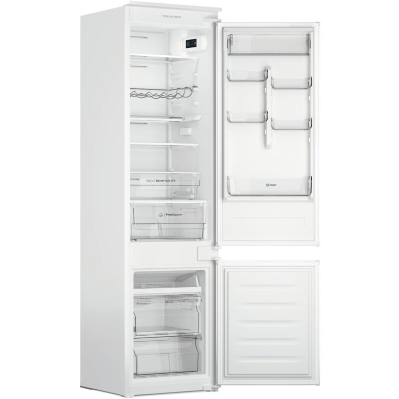 foto del prodotto indesit frigorifero combinato da incasso inc20 t132 inc20 t132. capacit netta totale 280 l. cerniera porta destra. classe climatica sn t,
