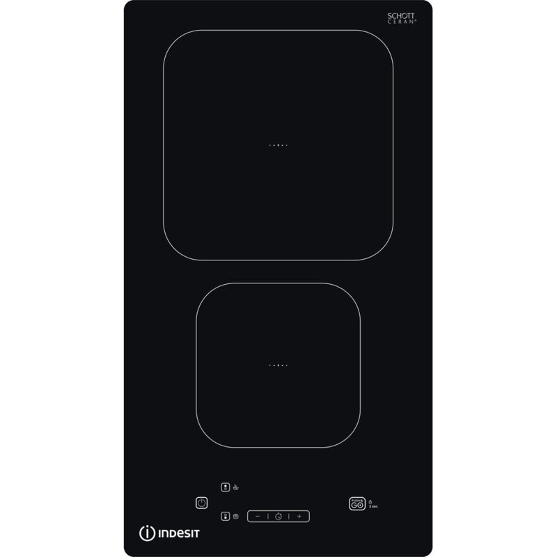 foto del prodotto indesit is 19q30 ne. colore del prodotto: nero, posizionamento dell'apparecchio: da incasso, dimensione della larghezza del piano cottura: 28 cm. tipo di controllo: touch, posizione di ... - is19q30ne