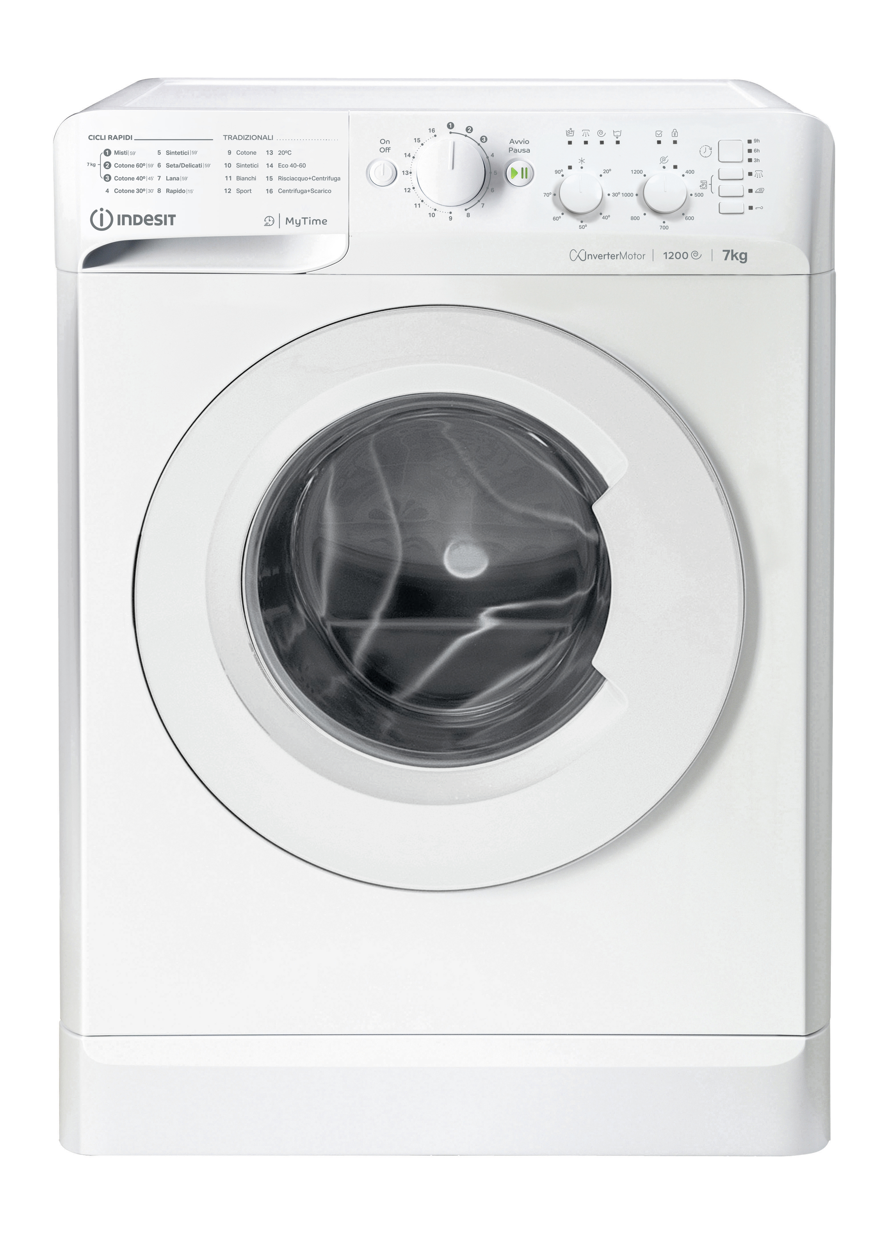 foto del prodotto indesit mtwc 71296 w it lavatrice caricamento frontale 7 kg 1200 giri min bianco