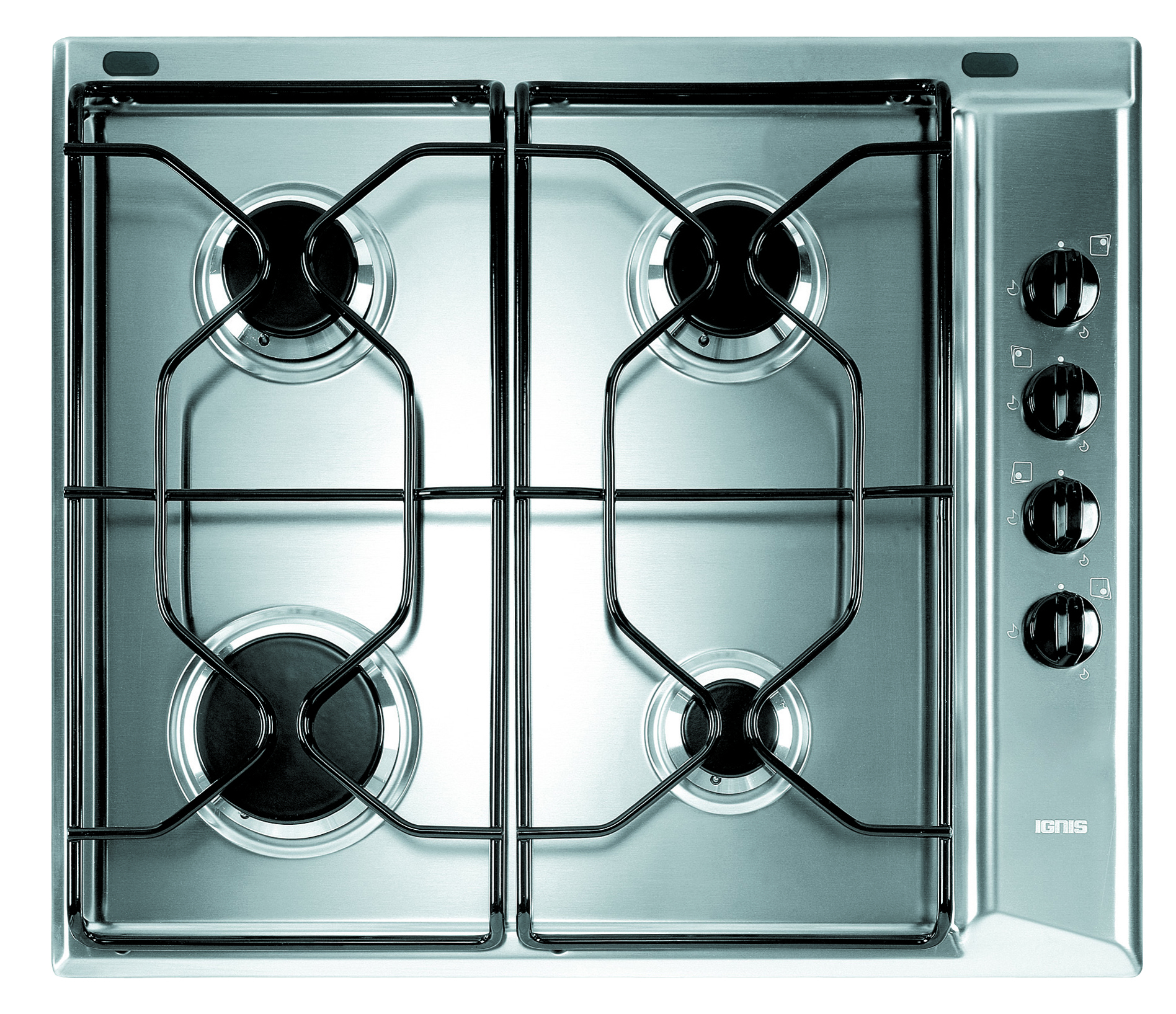 foto del prodotto indesit paa 642 ix i we1 acciaio inox da incasso 58 cm gas 4 fornello i 