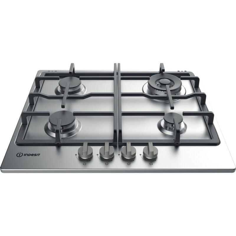 foto del prodotto indesit piano cottura a gas thp 641 w ix i thp 641 w ix i. colore del prodotto acciaio inox, posizionamento dell apparecchio da incasso,