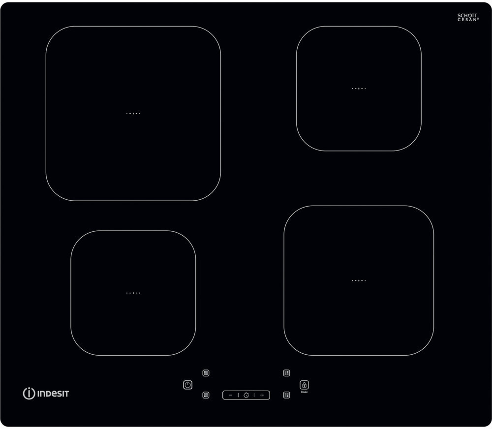 foto del prodotto indesit piano cottura a induzione is 83q60 ne is 83q60 ne