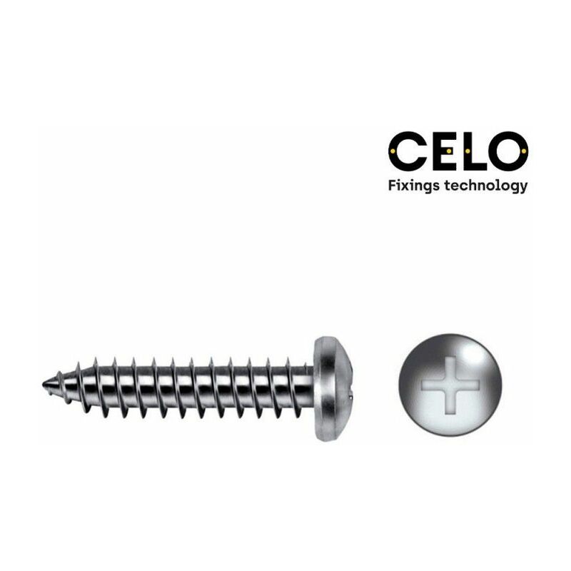 foto del prodotto index scatola 200un vite a testa esagonale philips din ref 7981 4,8x38 zincata cello