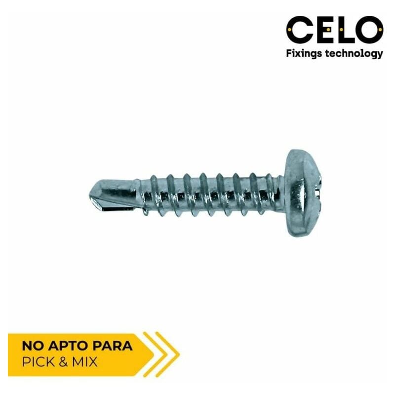 foto del prodotto index scatola da 250 unit di punte per trapano a taglio zincate philips 5,5x38mm filettatura per lamiera 