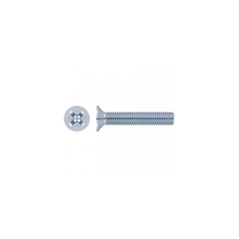 foto del prodotto index scatola da 250 viti m6x10 zincate din 965 con testa a croce piatta