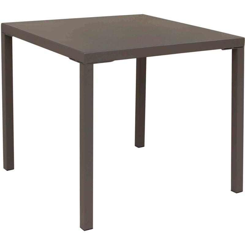 foto del prodotto index set tavolo in alluminio cm 80 x 80 x 73h con 2 poltrone maris