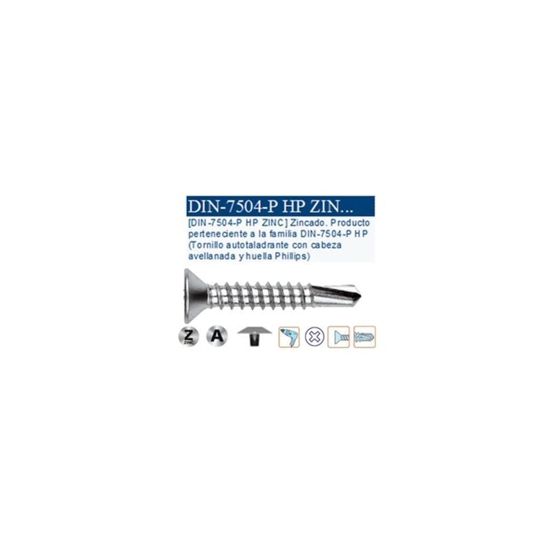 foto del prodotto index vite autoperforante 7504 p hp piatta ph2 4.2x25 abp 4225