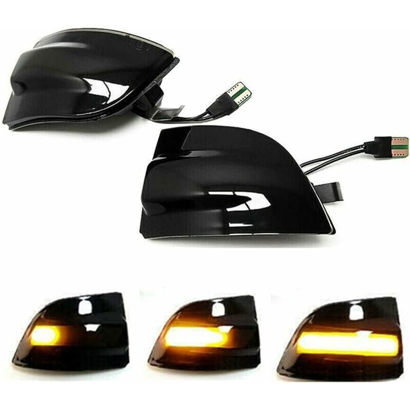 foto del prodotto indicatore di direzione dinamico a led per specchietto laterale, indicatore di direzione, adatto per f ord focus 2 mk2 2004 2008, f ord focus 2 c max