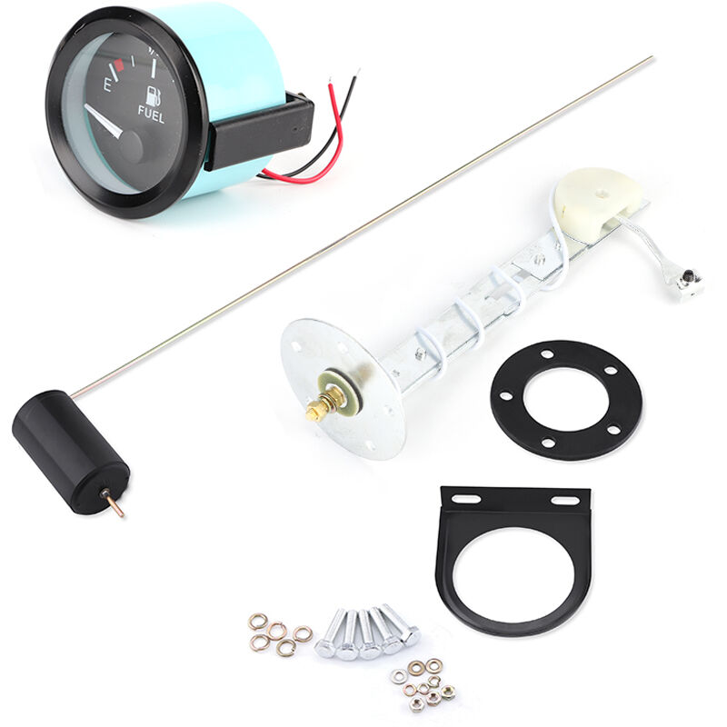 foto del prodotto indicatore livello carburante, misuratore led digitale ad alta sensibilit 52mm per auto a benzina 12v 4 6 8 cilindri jeffergarden