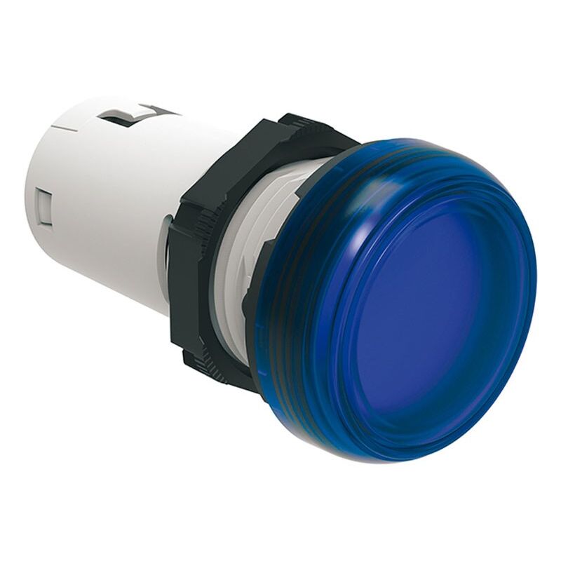 foto del prodotto indicatore luminoso lovato monoblocco a led blu led 24v lpmlb6