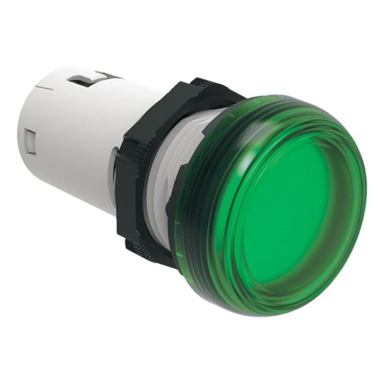 foto del prodotto indicatore luminoso lovato monoblocco a led verde led 230v lpmlm3
