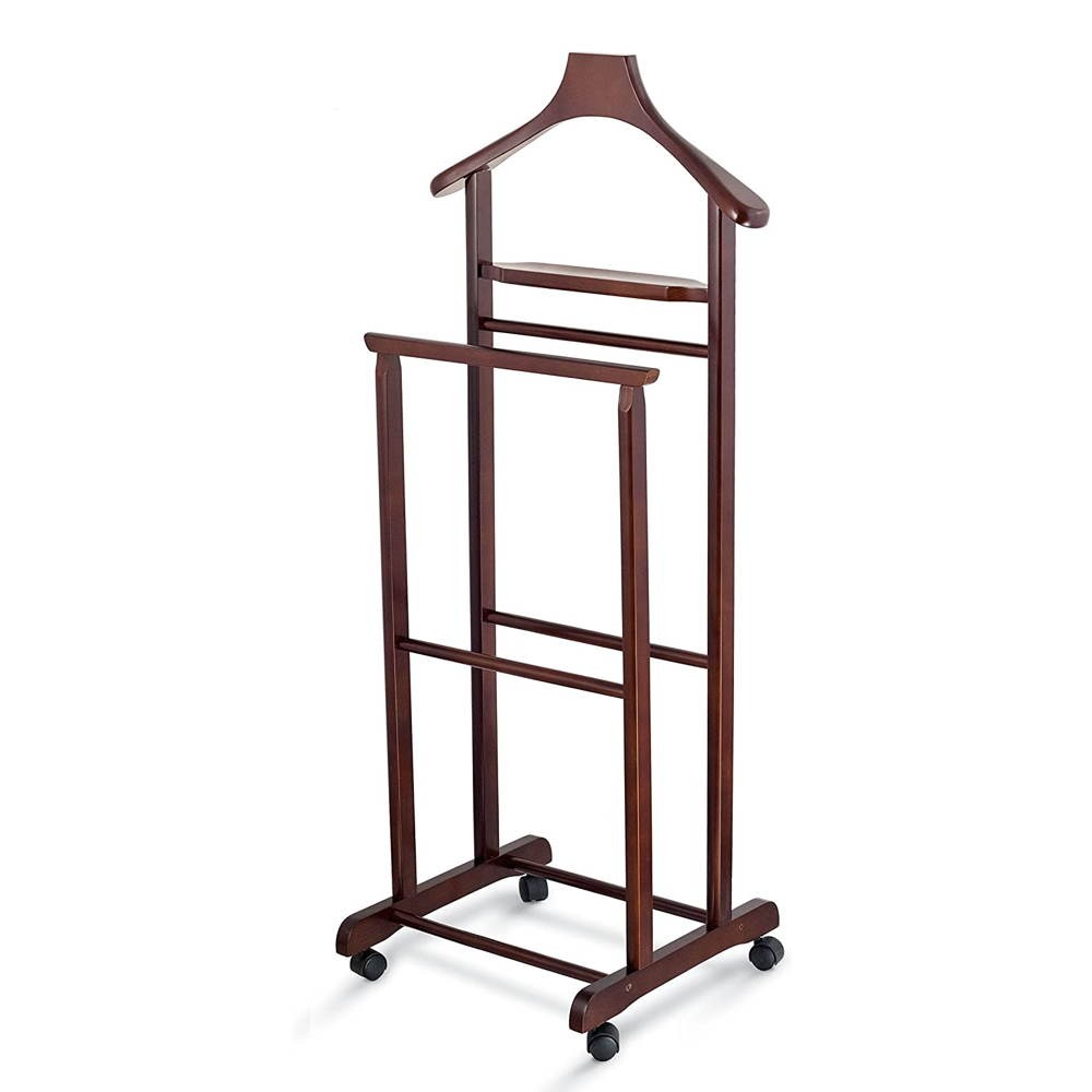 foto del prodotto indossatore in legno ciliegio domopak