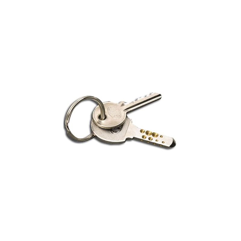 foto del prodotto indus anello portachiavi in acciaio mod 1 20 mm nichelato 8571520