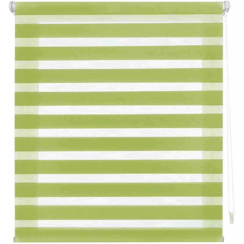 foto del prodotto indus sensa attrezzi tenda a rullo a doppio strato senza perforazione colore pistacchio 37 x 180 cm larghezza x altezza dimensioni del tessuto 34 x