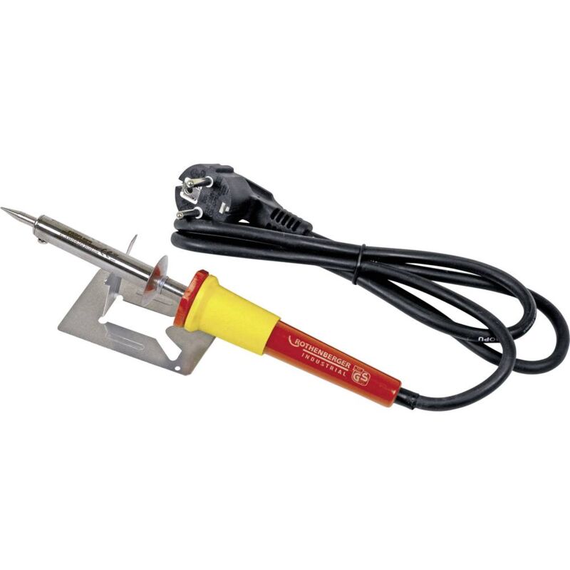 foto del prodotto industrial 35953 stilo saldante 230 v 60 w forma piatta, smussato 45 , forma a punta, punta di saldatura n rothenberger