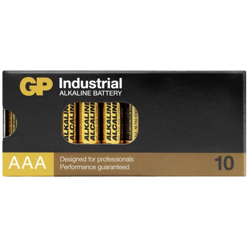 foto del prodotto industrial batteria ministilo aaa 1.5 v 10 pz. gp