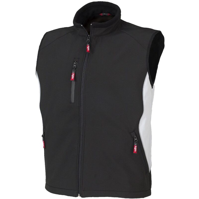 foto del prodotto industrial starter gilet da lavoro softshell issa vega 04005 s nero