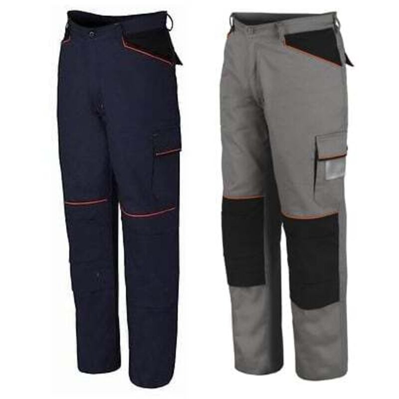 foto del prodotto industrial starter - pantaloni da lavoro shot 8930 - xxxl - grigio